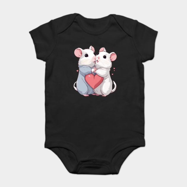 Hamster Lover Baby Bodysuit by animegirlnft